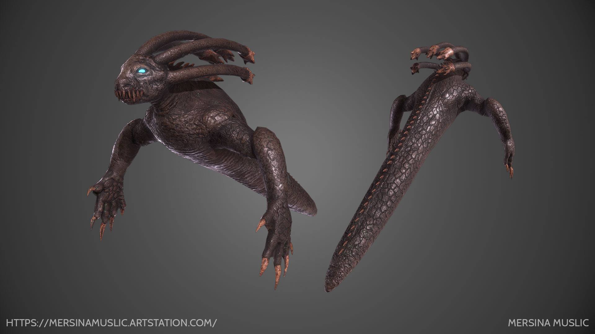 3D Monster Character Model