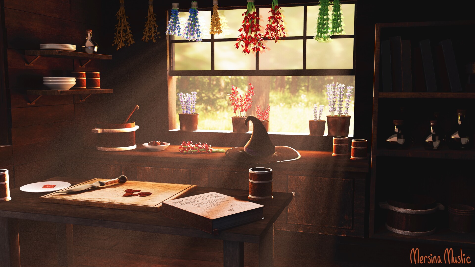 Witch's Cottage Render